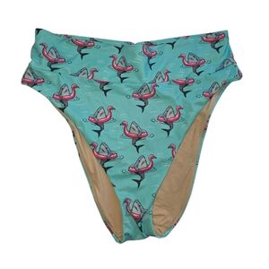 MeUndies NWOT Shark Flamingo Floatie Swim Bottoms